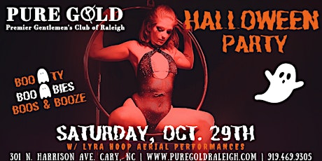 Pure Gold's Haunted Halloween Aerial Shows & "BOO-by" Bash, Sat. Oct 29th!!