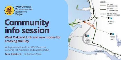 Community Info Session: West Oakland Link & new modes for crossing the Bay