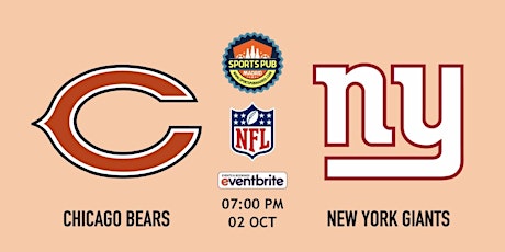 Chicago Bears @ New York Giants | NFL - Sports Pub Madrid