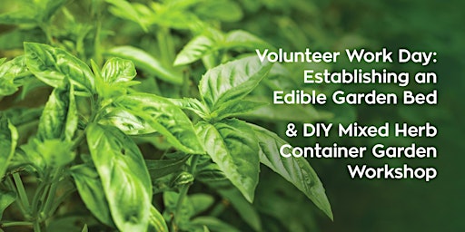 Volunteer: Edible Garden Bed & DIY Mixed Herb Container Garden Workshop