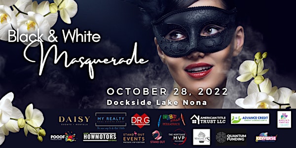 Black & White Masquerade in Lake Nona, Orlando | Before Halloween