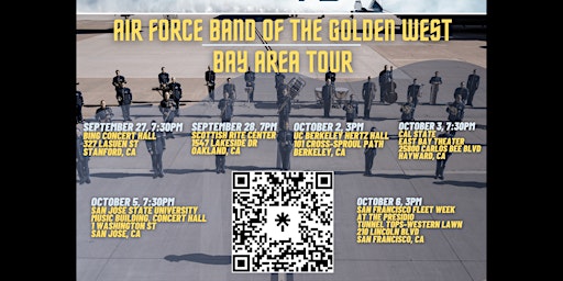 USAF Band of the Golden West Bay Area Tour — Hayward, CA