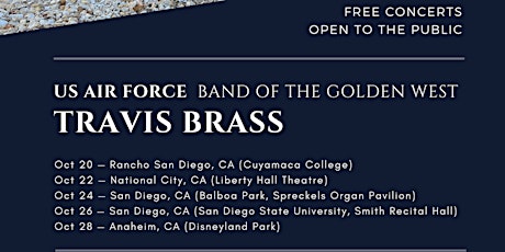 USAF Band of the Golden West, Travis Brass — Cuyamaca College