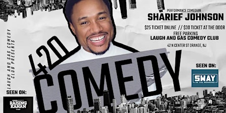Laugh And Gas Comedy Club With Sharief Johnson