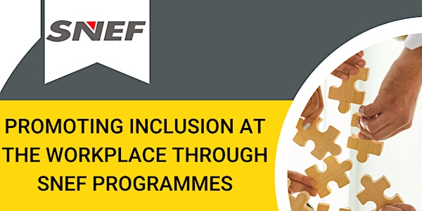 Promoting Inclusion at the Workplace through SNEF programmes