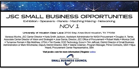 Small Business Opportunities for Johnson Space Center