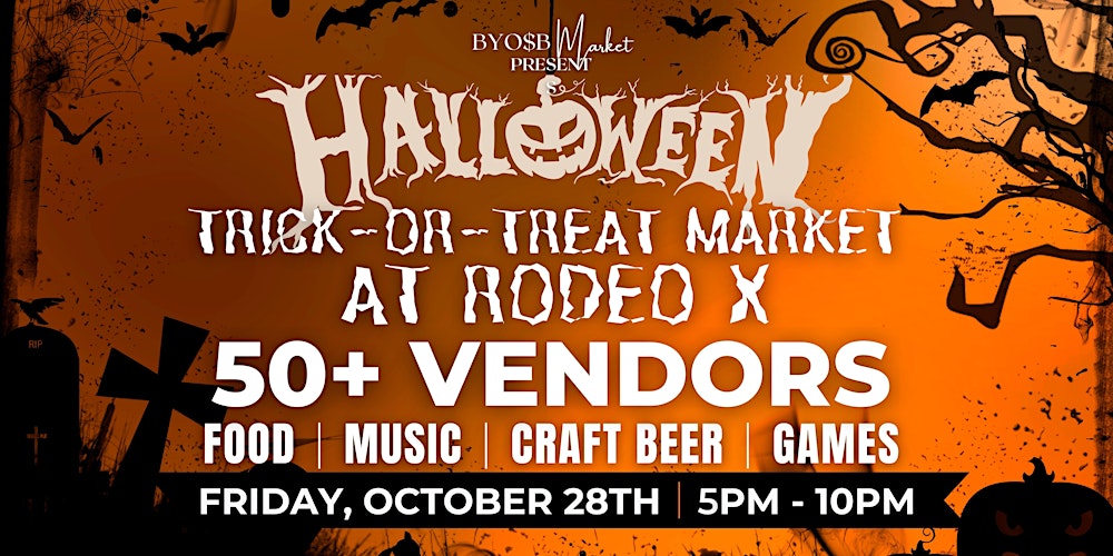 Trick-Or-Treat Halloween Market Event At Rodeo X