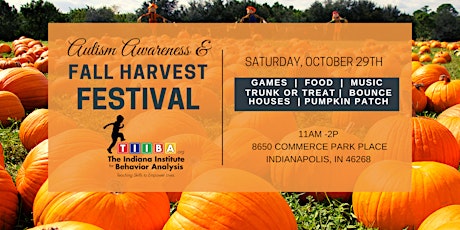 TIIBA's  Annual Fall Harvest & Autism Awareness Festival Indy