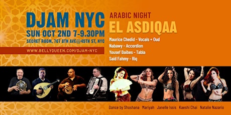 Djam NYC Arabic Night with Live Music & Belly Dance