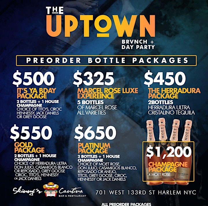 The Uptown Brunch And Day Party At Skinny’s Cantina: Harlem NYC image