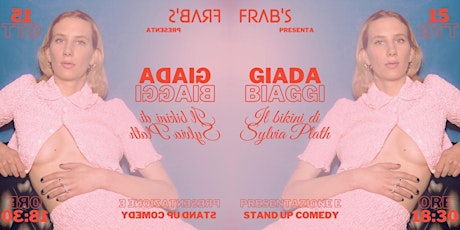Stand Up Comedy e presentazione "Il bikini di Sylvia Plath" di Giada Biaggi