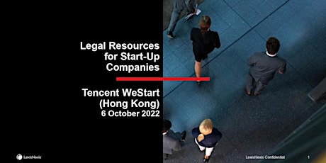Legal Resources for Start-Up seminar