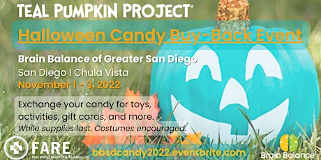 Halloween Candy Buy-Back / Teal Pumpkin Project