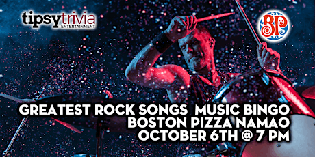 Tipsy Trivia's Greatest Rock Songs Music Bingo - Oct 6th 8pm - BP's Namao