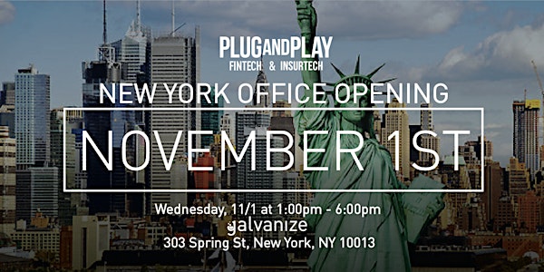 Plug and Play New York Fintech & Insurtech Launch Event