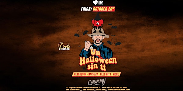 Un Halloween Sin Ti at Chummy Des Moines