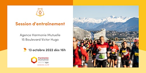 Session d'entraînement Marathon des Alpes Maritimes - Harmonie Mutuelle