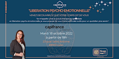 Invitation Conférence  Libération psycho-émotionnelle avec Linda Matrioshka