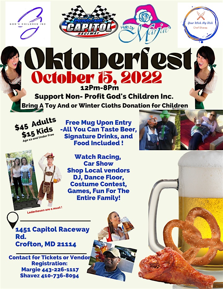Oktoberfest Beer and Food Fest -Tickets  Are Available At the Gate image