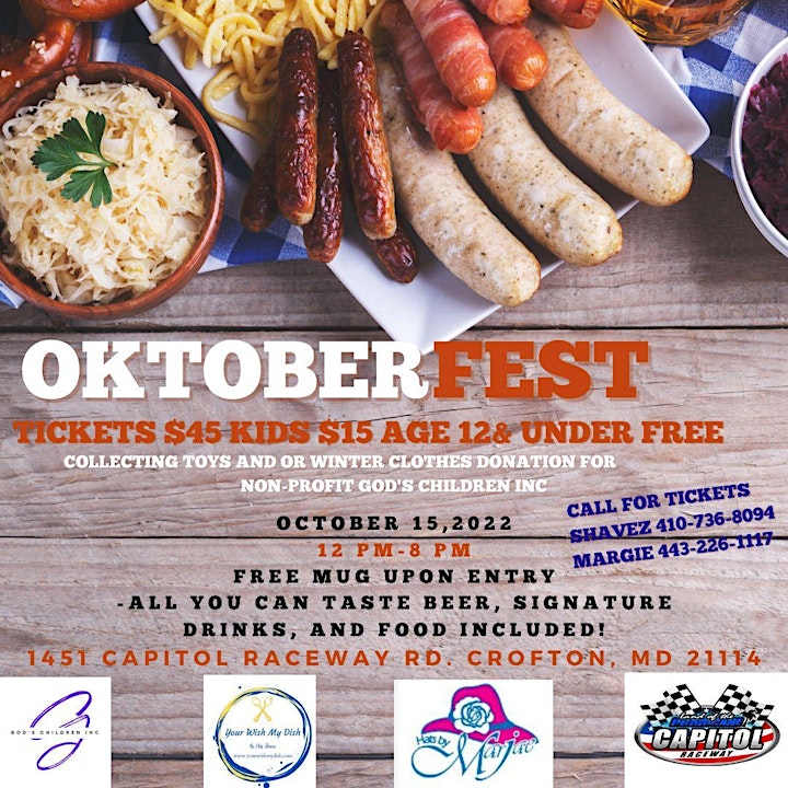 Oktoberfest Beer and Food Fest -Tickets  Are Available At the Gate image