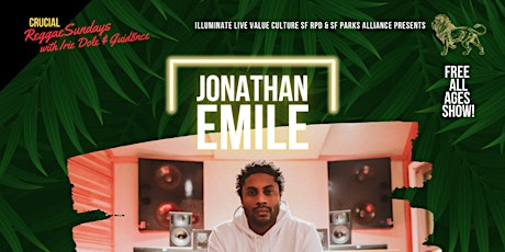 Jonathan Emile LIVE at Crucial Reggae Sundays in Golden Gate Park