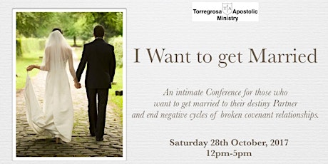 I Want To Get Married Conference primary image