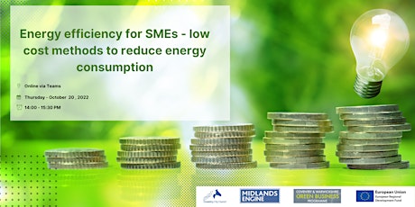 Energy efficiency for SMEs - low cost methods to reduce energy consumption
