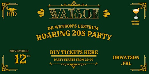 Dr Watson Lustrum Roaring 20s Party