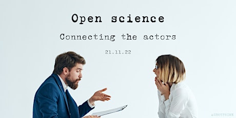 Open science: connecting the actors primary image
