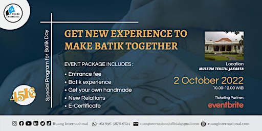 Make Batik Experience in Batik Day