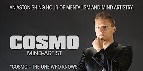 COSMO - The One Who Knows (Mentalism & Mind-Artistry) primary image