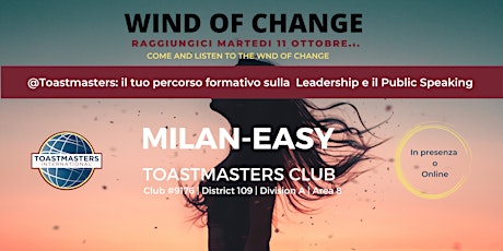 Immagine principale di Wind Of Change. Join us on this October fall night… 
