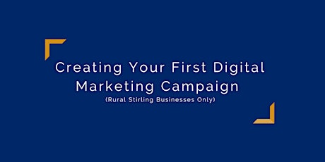 Creating Your First Digital Marketing Campaign (Rural Stirling Only)