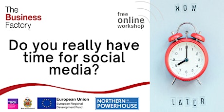 Do you really have time for Social Media? 12.00 - 13.00