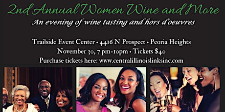 2nd Annual Women Wine and More:  An evening of wine tasting and hors d'oeuvres primary image