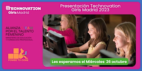 Presentación Technovation Girls Madrid 2023