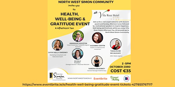 Health, Well-being & Gratitude Event