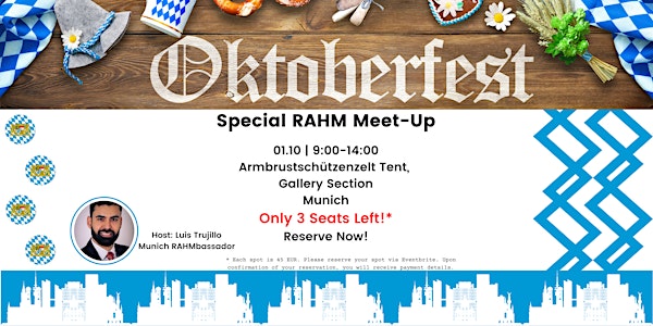 Oktoberfest Special Munich RAHM Meet-Up