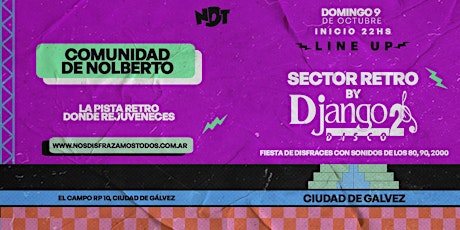 Imagen principal de Comunidad de Nolberto - Pista Retro by Django disco