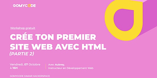 Formation gratuite: Crée ton premier site web avec HTML (Partie 2) !