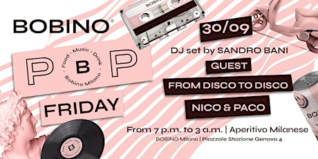 Il Venerdi sera del Nuovo Bobino Club - Pop Friday