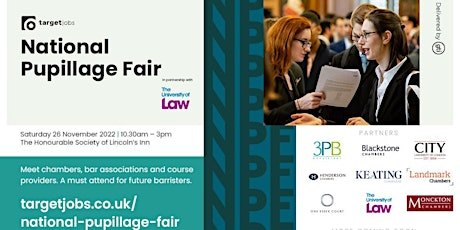 The targetjobs National Pupillage Fair 2022 primary image