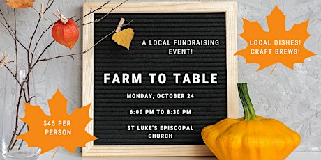 Jamestown Public Market: Farm to Table Event