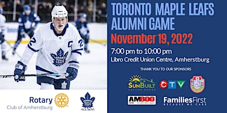 Toronto Maple Leaf Alumni Hockey Game