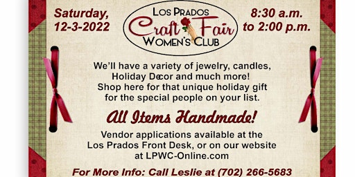 Los Prados Women's Club Craft Fair
