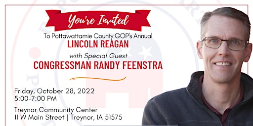 Lincoln Reagan with Congressman Randy Feenstra