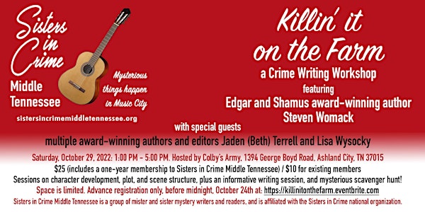Killin' It on the Farm: Crime Writers Workshop