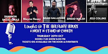 Monthly Comedy club @thehalfwayhouse Wexford