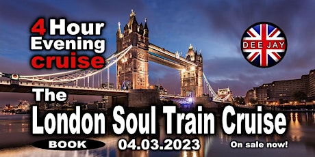 London Soul Train Cruise (Early Spring Special) Jazz Funk Soul Disco Boat