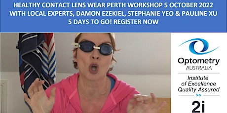 Healthy Contact Lens Wear Australian Roadshow 2022: Perth Wed 5 Oct